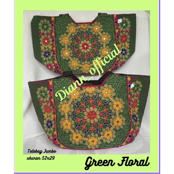 Totebag Pakistan ukuran Besar 52x29cm hanya 85.900 saja