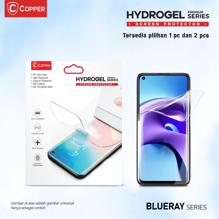 COPPER Blueray Samsung M21 - Anti Gores Hydrogel