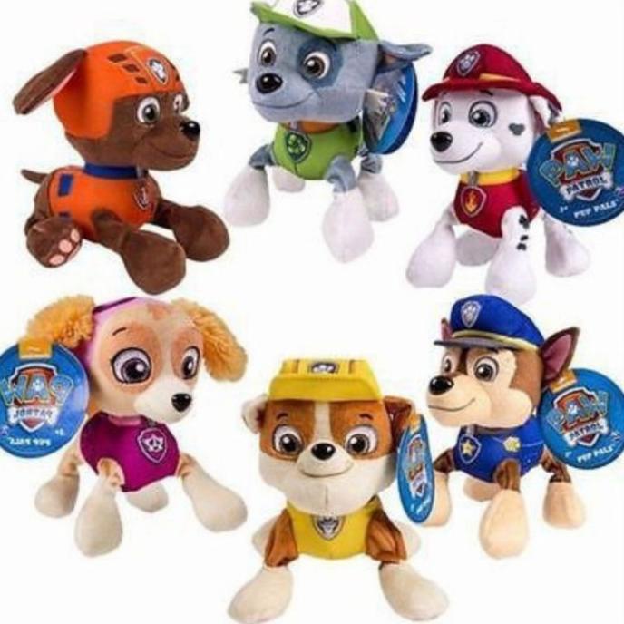 Boneka Paw patrol anjing original Everest ori Nickelodeon