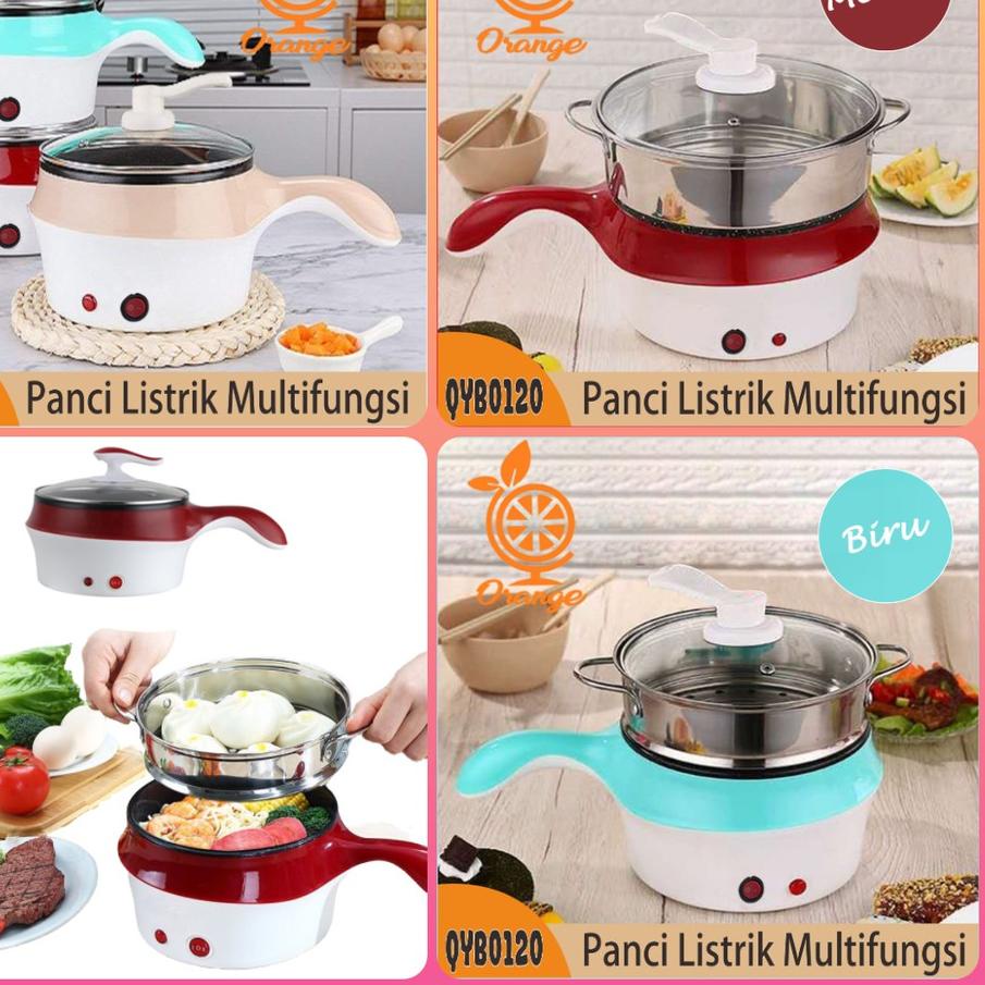 ❆ Panci Elektrik Multifungsi Penggorengan kukusan penanak Nasi ➼