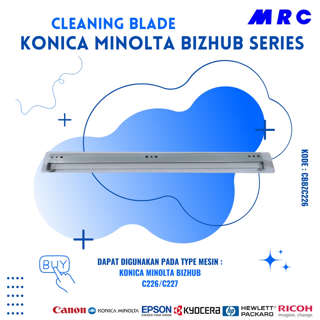 CLEANING BLADE KONICA MINOLTA BIZHUB C226/C227 COMPATIBLE
