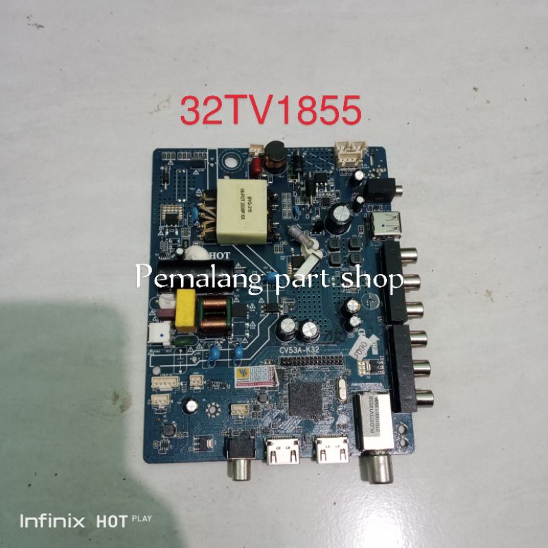 MB MOTHERBOARD TV POLYTRON PLD32TV1855 PLD 32TV1855