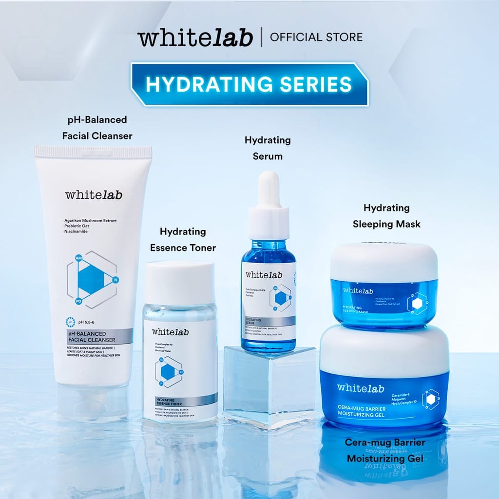 Whitelab Hydrating Serum - Serum Kulit Kering Perkuat Hidrasi Untuk Kulit Lembap, Halus &amp; Kenyal