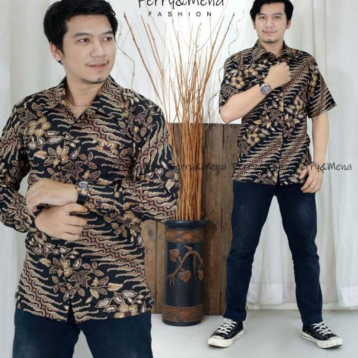 ➩ Kemeja Batik Panjang Moderen / Kemeja Pria Batik / Kemeja Panjang Cowok / Kemeja Pria / Kemeja Bat