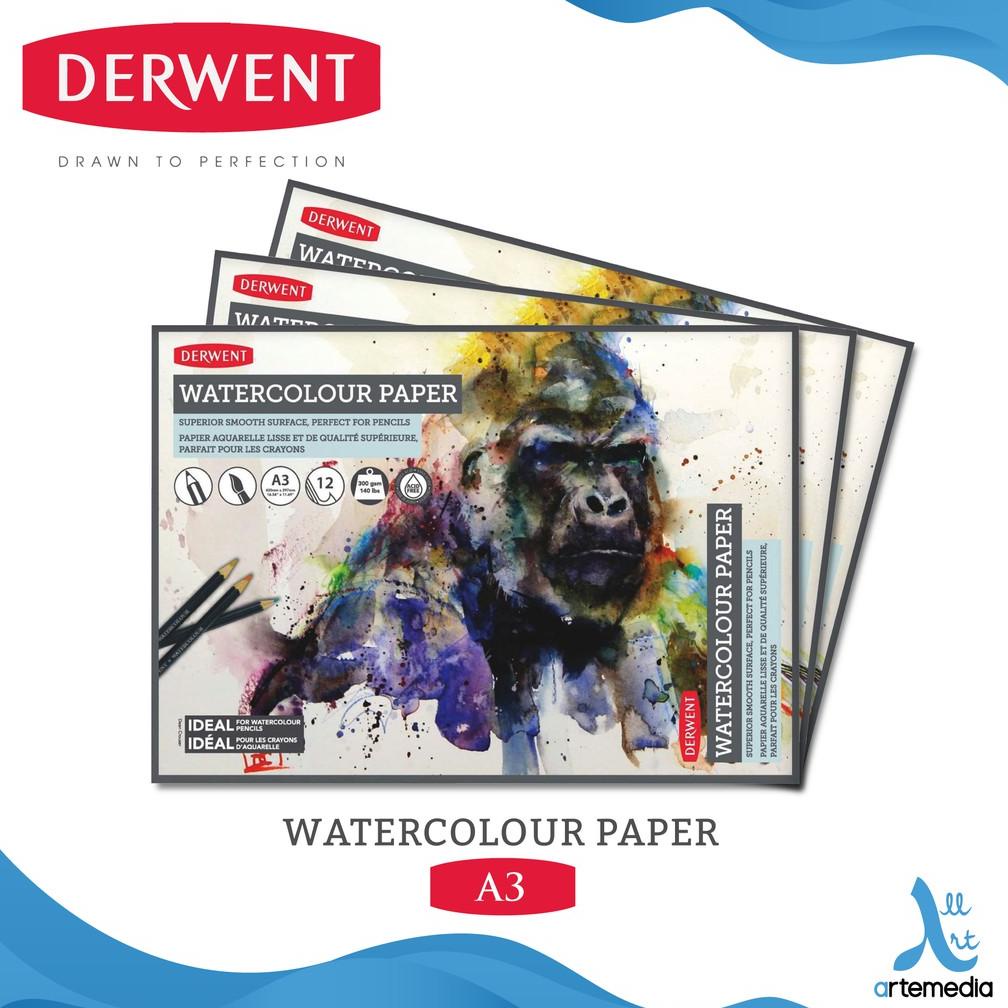 

Watercolor Pad Derwent A3 Watercolor Paper