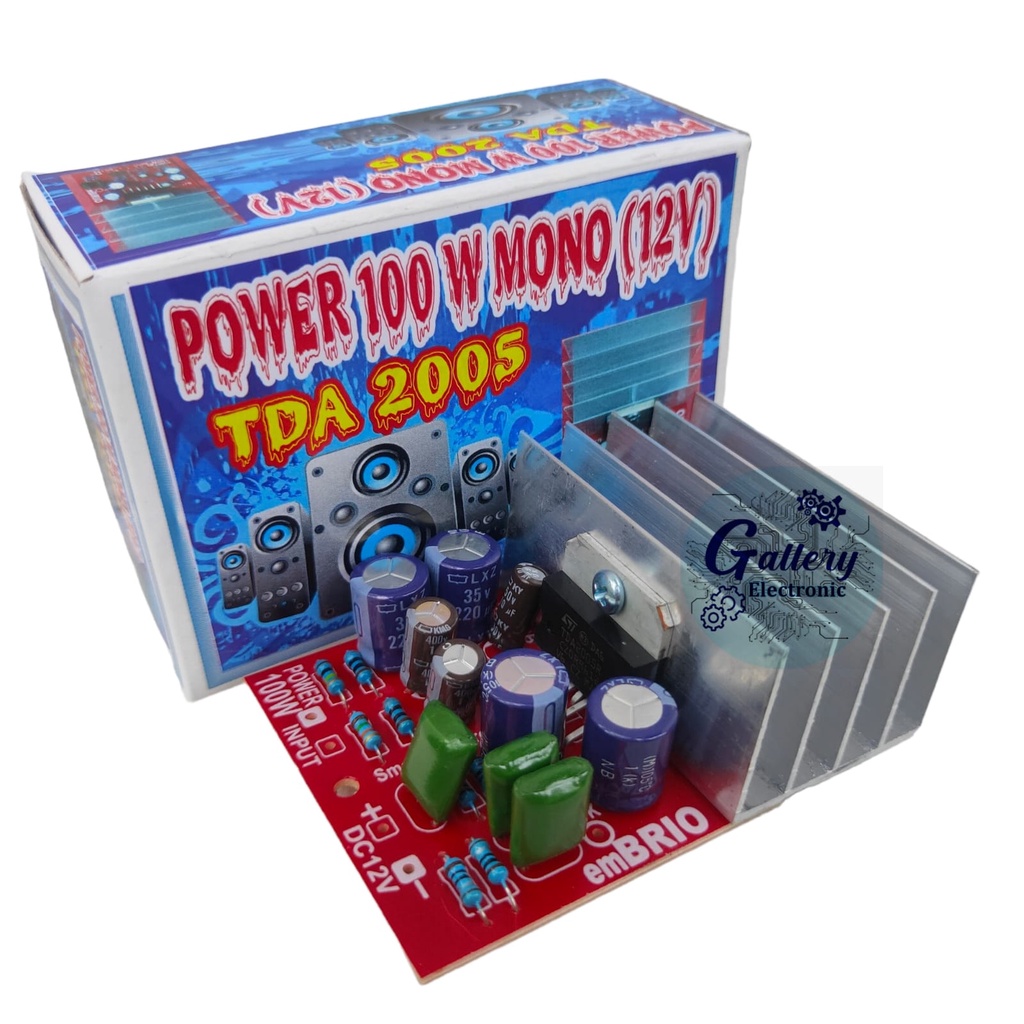 Kit Power Mobil DC 12 Volt Mono TDA 2005 100 Watt Original