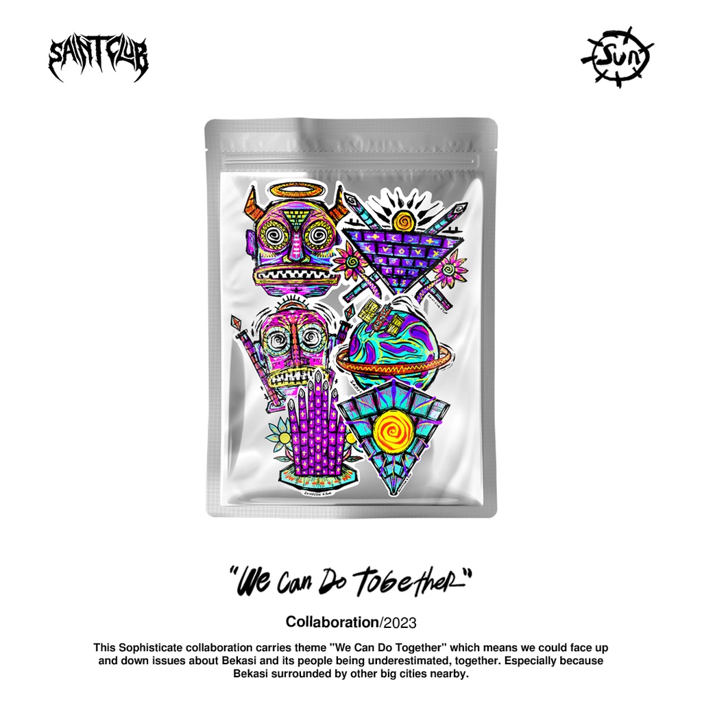 

RK STICKER PACK SAINT CLUB X SECRET OF THE SUN COLLABORATION 2023