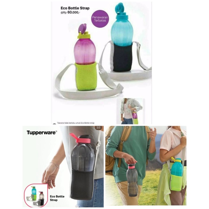 Terlaris Tas Botol Minum Tupperware Eco Bottle Strap