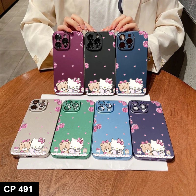 NEW CASE MOTIF MACARON + LENSA OPPO A15/A15S A16 A16E/A16K A17 A17K SOFTCASE MACARON - BD