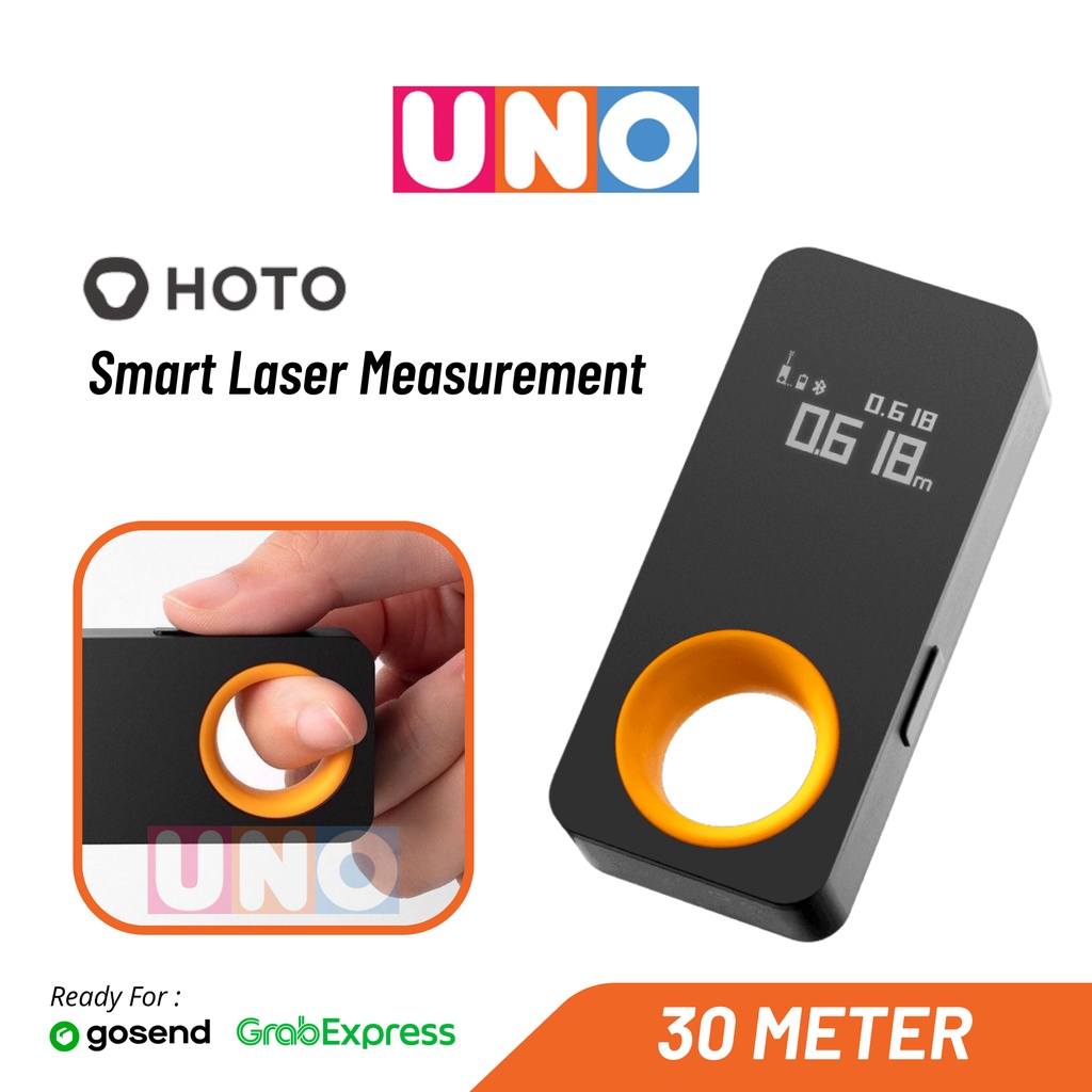 Hoto Smart Laser Rangefinder Measure 30m - Meteran DIgital