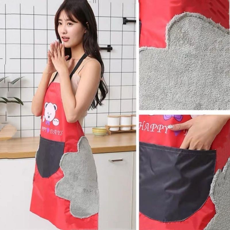 LT- [220GR] [ BEAR ] Celemek PREMIUM BEAR Apron Dapur Anti Air Minyak