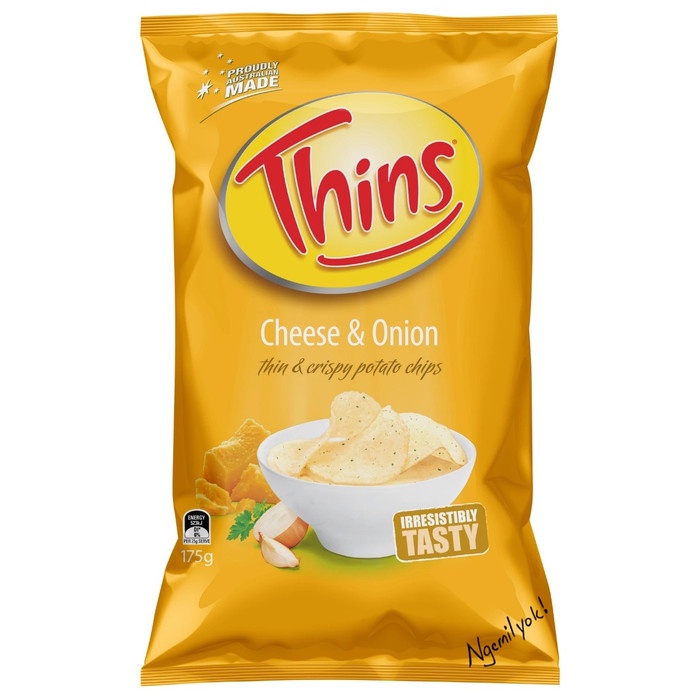 

Terlaris ✨ -Thins Potato Chips Australia - Salt n Vinegar- 2.2.23