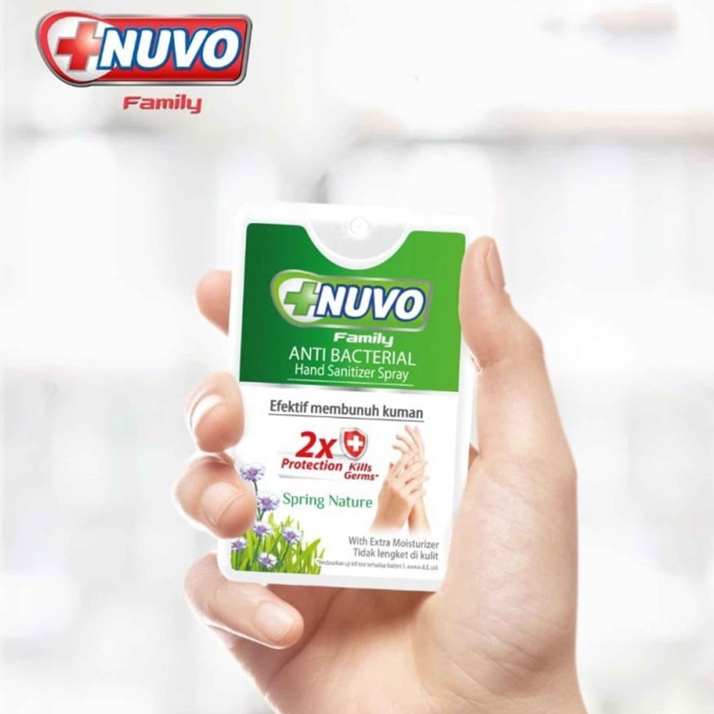 Nuvo Hand Sanitizer Spray /  Nuvo Anti Bacterial / Spring Nature / 18m