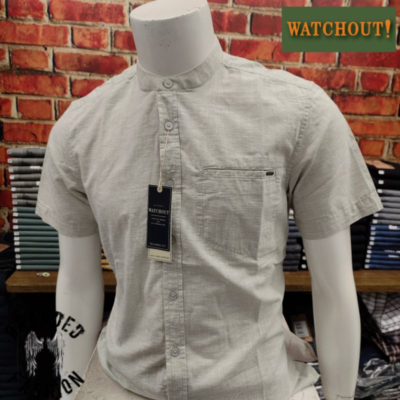 WATCHOUT CASUAL KEMEJA KOKO LENGAN PENDEK WS920000011 GREEN