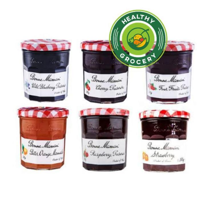 

BRANDS FESTIVAL Bonne Maman All Varian 370gr Selai Orange Marmalade Raspberry Blueberry Strawberry bone mama 
