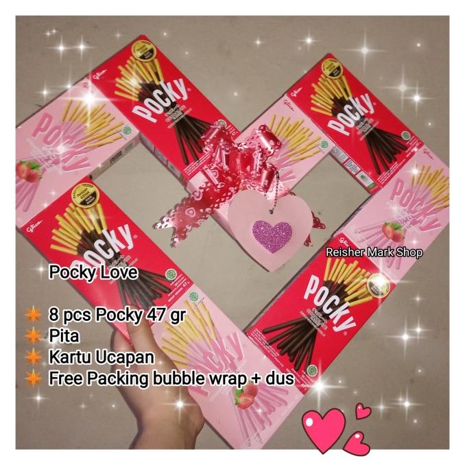 

HARGA DISKON Pocky Love viral Kado Pocky bentuk Love Pocky Viral Buket Pocky Love