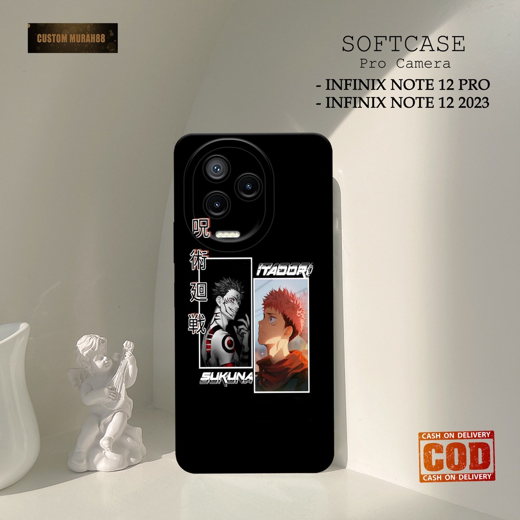 Soft case Hp Infinix Note 12 2023 / Infinix Note 12 Pro Terbaru - Fashion Case ANIME KEREN - Cassing