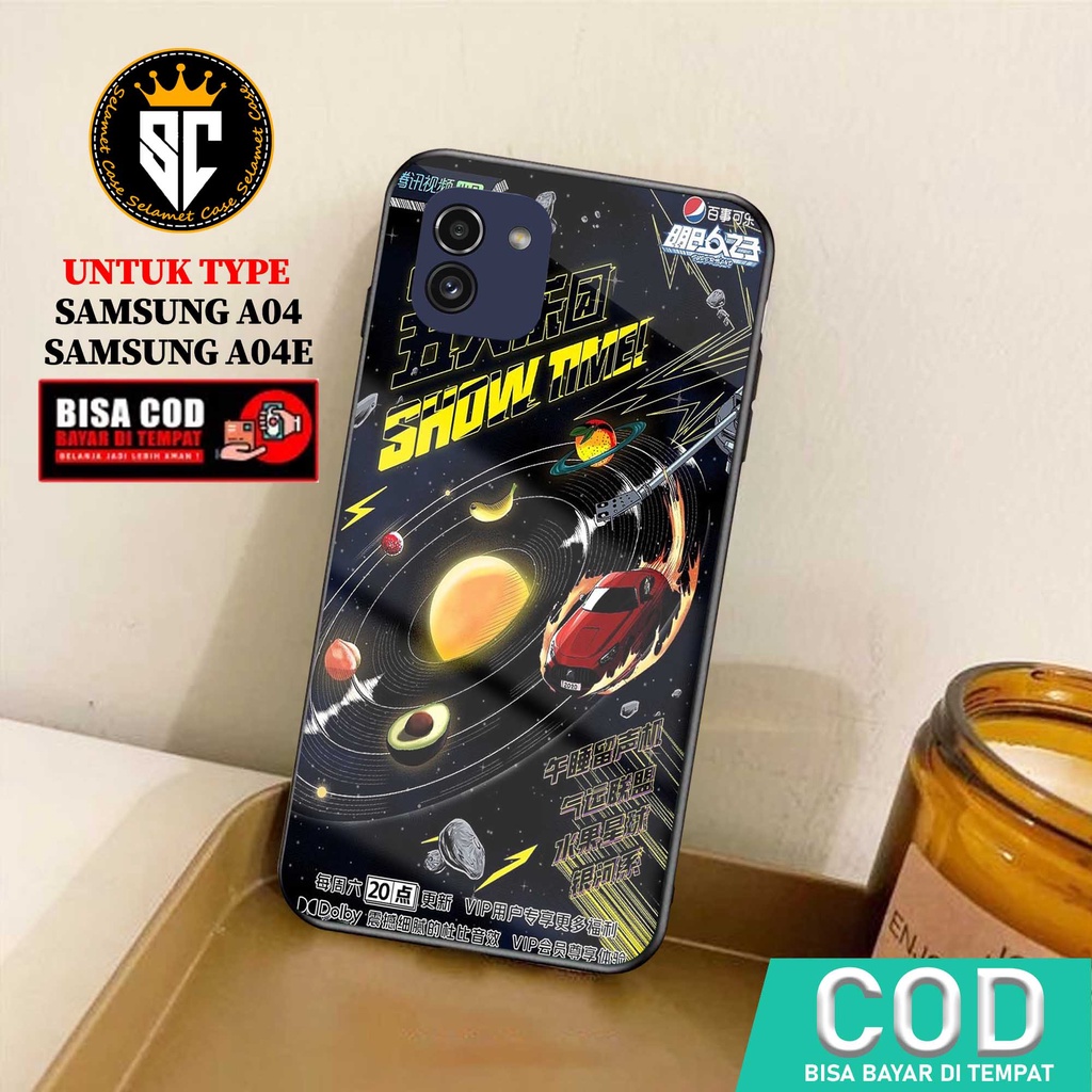 Case Samsung A04 A04E Casing Samsung A04 A04E Selamet Case [ASTRONT] Softcase Glass - Hardcase Gloss