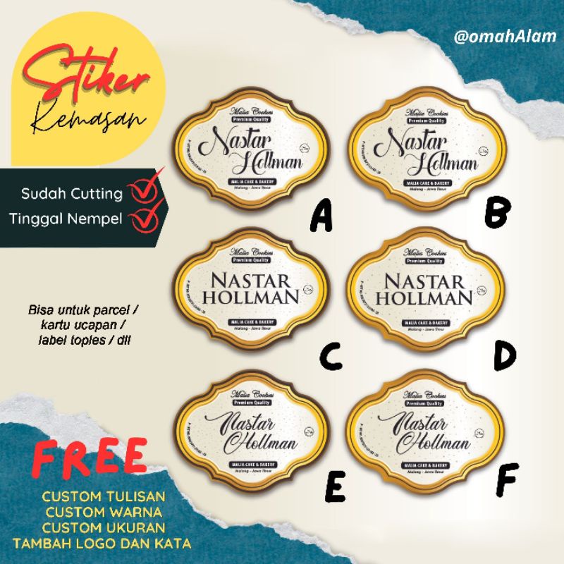 

Cetak Stiker Kemasan (32pcs) (23pcs) (18pcs)