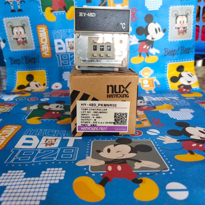 Terlaris Temperature Controller Hy-48D-Pkmnr05 Ca(K) 399'C 220Vac Hanyoung