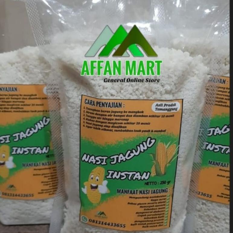 

STAR Sego nasi jagung putih / geritan / nasi ampok pulen - 500 gr