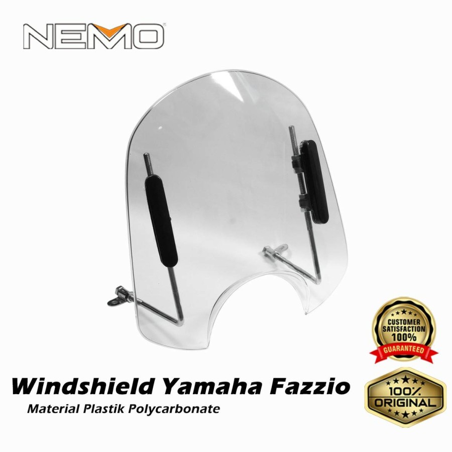 WINDSHIELD VISOR NEMO TIPE ALFA YAMAHA FAZZIO