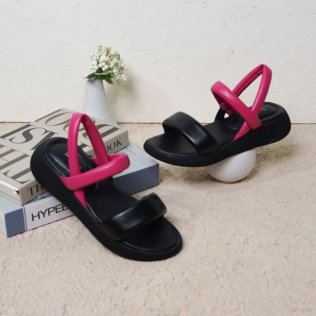 Sara Sara LARA Sandal Tali Wanita sandal wedges tali sandal empuk terbaru