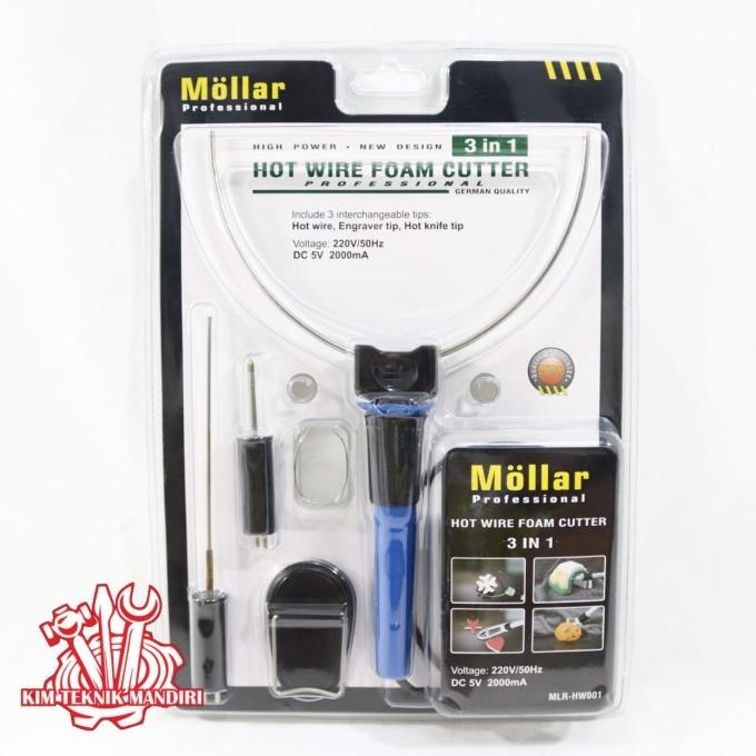 

MOLLAR MLR-HW001 3IN1 HOT WIRE FOAM CUTTER ALAT POTONG GABUS TERMURAH