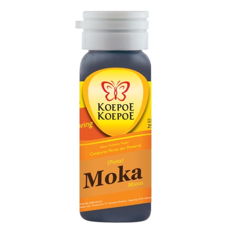 

Koepoe Koepoe Perisa dan Pewarna Moka 25 ml