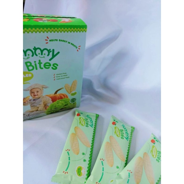 Yummy Bites Snack MPASI Bayi / Crackers Latihan Mengunyah Bayi