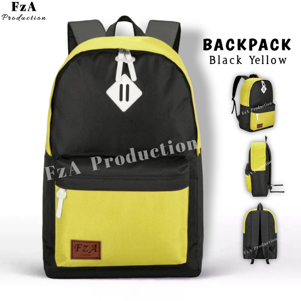 FzA Official - Tas Ransel Distro Original Casual pria Wanita / Tas Ransel Laptop / Backpack Sekolah Kuliah Distro Original Tas Punggung Laptop - BYQT