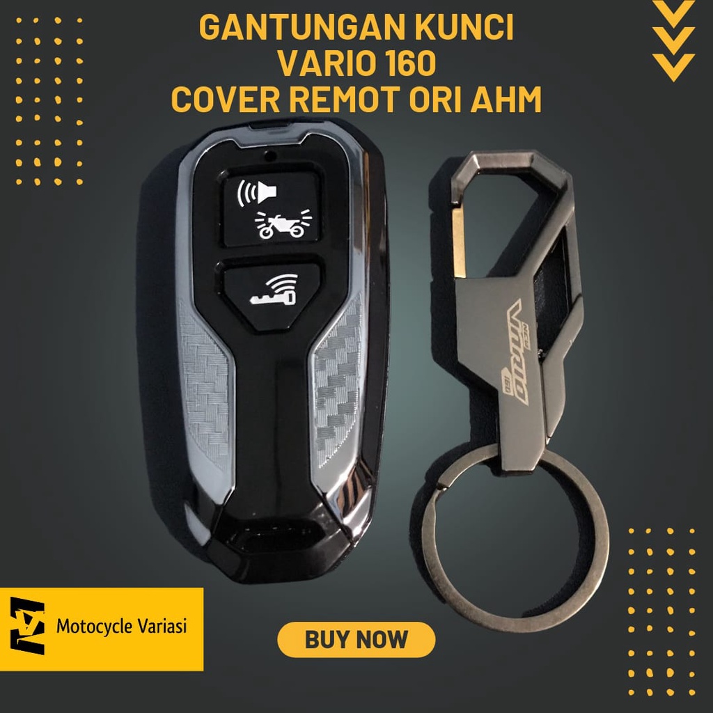 PAKET GANTUNGAN KUNCI DAN COVER REMOTE VARIO 160 Vario 125 New ORIGINAL AHM