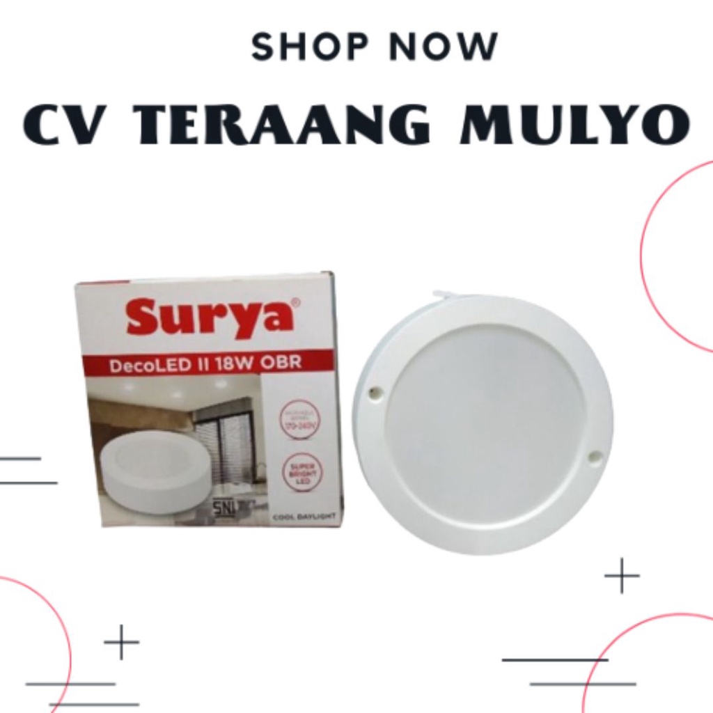 Downlight DecoLed 18watt OBR CDL Surya