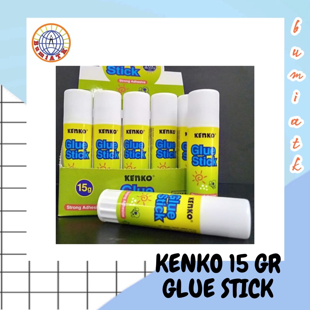 

KENKO GLUESTICK 15 GR / LEM STICK KENKO SEDANG / LEM KERTAS 15 GR