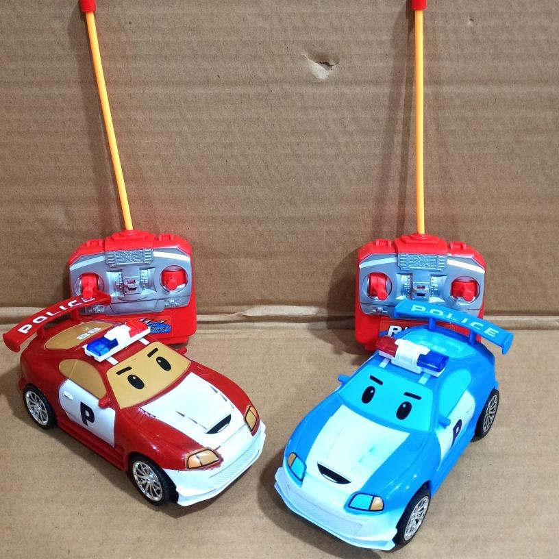 ✦ Cod mainan mobil remote robocar poli mobil mobilan poli ➫
