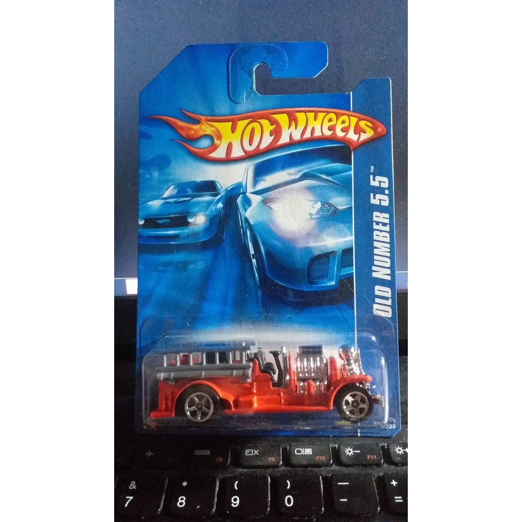 HOT WHEELS OLD NUMBER 5.5 MERAH