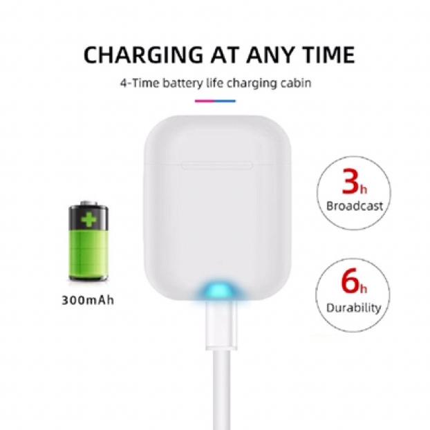 limited edition lilac ungu Headset Bluetooth Wireless i12 macaron i12 tws