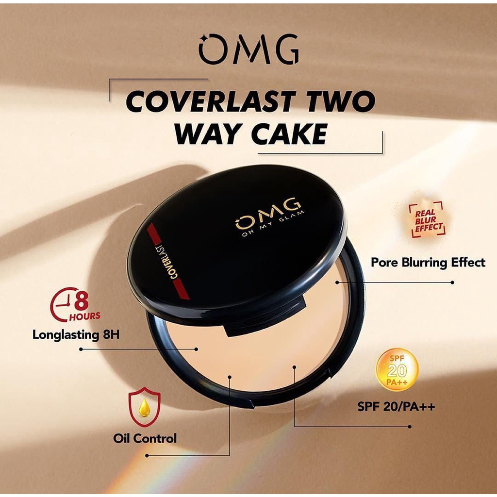 OMG Oh My Glam Coverlast Two Way Cake SPF 20