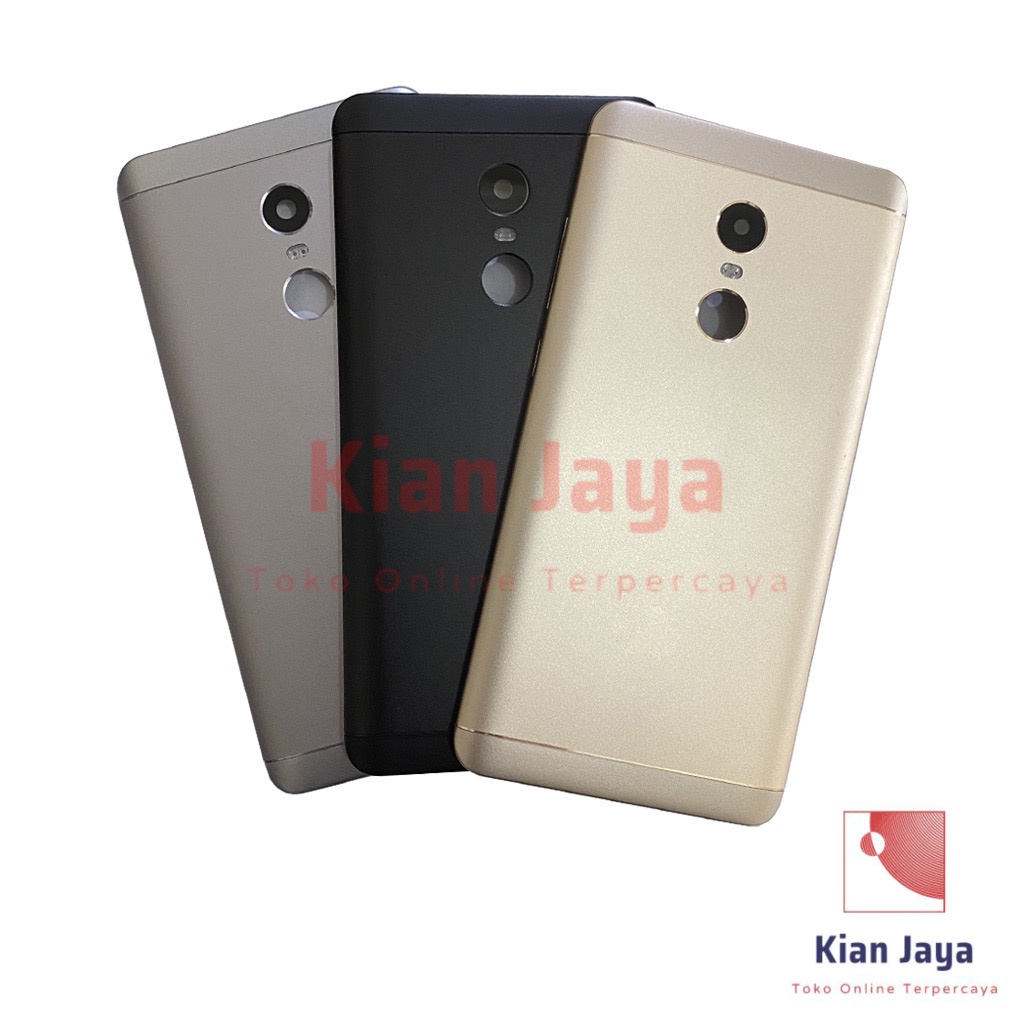 Backdoor Xiaomi Redmi Note 4x Chipset Mediatek Back Cover Tutup Belakang Baterai Cassing Casing Backcase Original