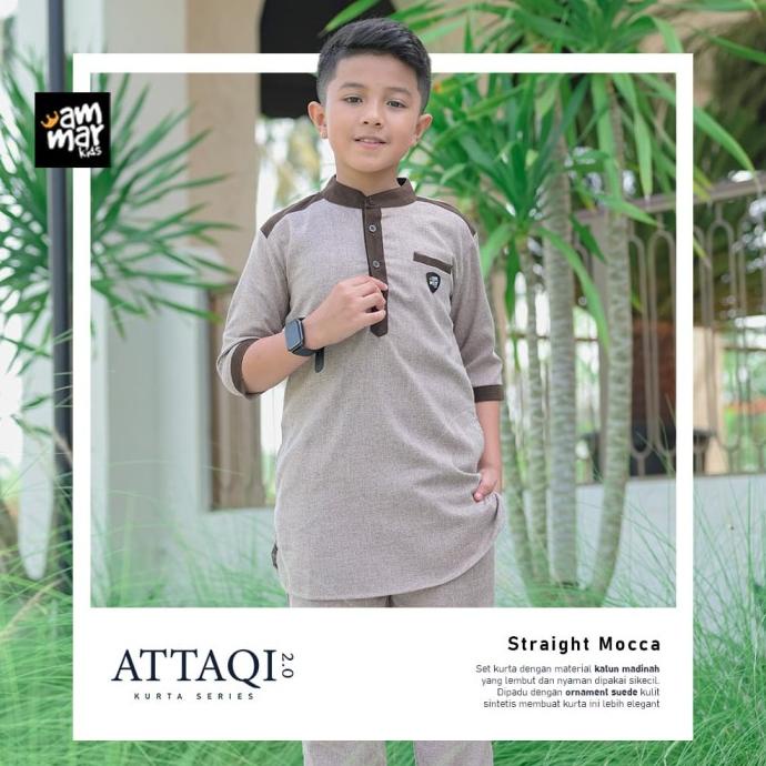 Set Kurta Anak ATTAQI Kurta Series by Little Kahf Ammarkids