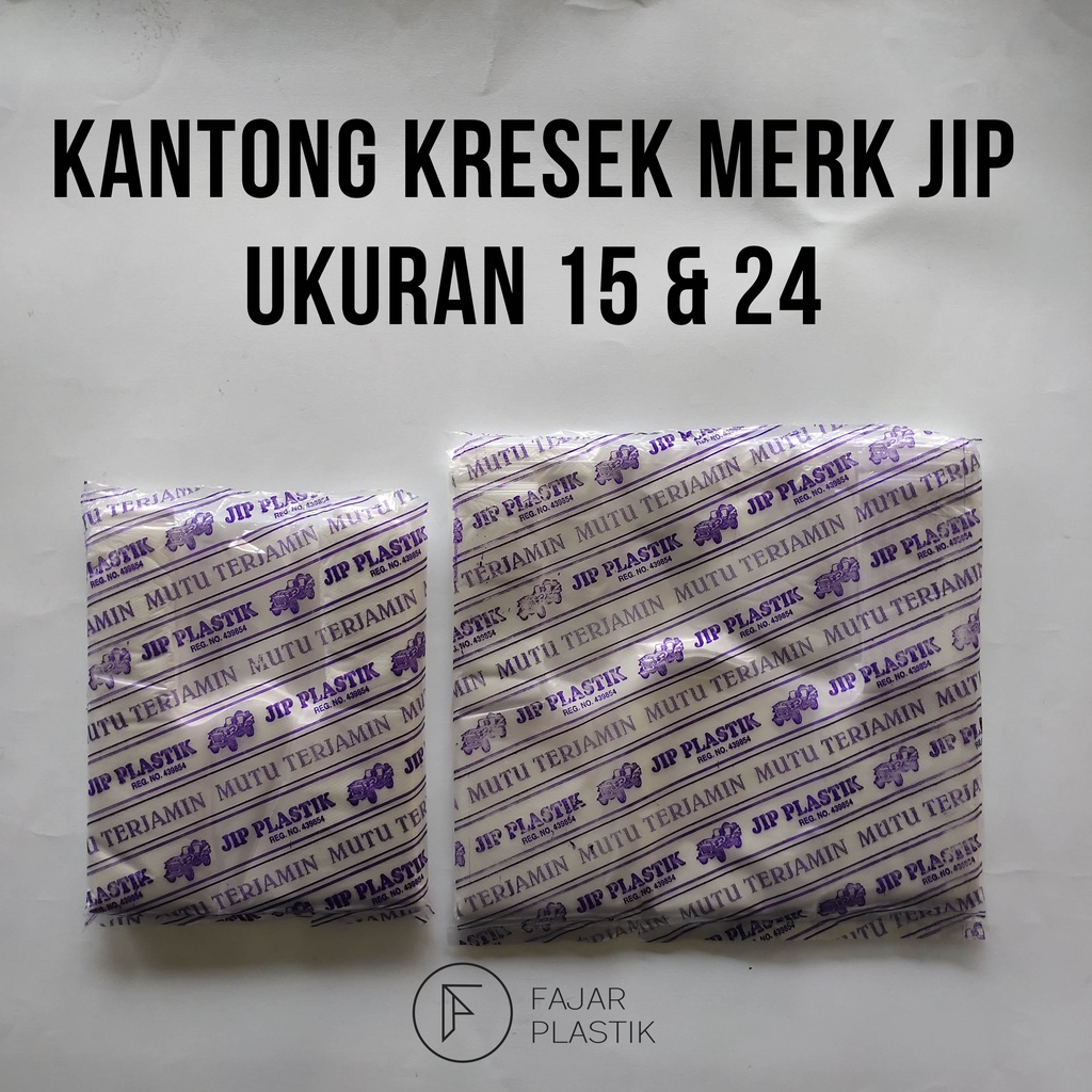 Kantong Plastik/Kantong Kresek/Kresek Bening/Kresek Plastik/Plastik Kresek/Kresek Jip Ukuran 15 & 24