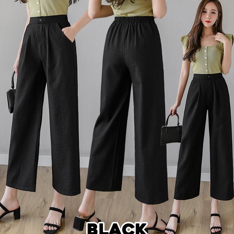 Karakorea 626 E Linen Long Pants/Celana Linen/Korean Linen Pants/Celana Wanita/Celana Kulot/Celana K