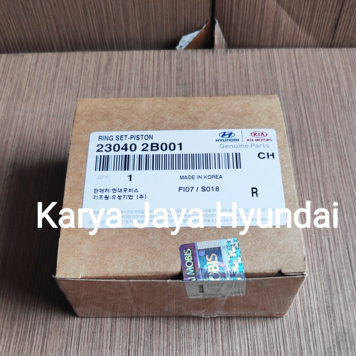 Ring piston Hyundai Grand Avega i20 GEN