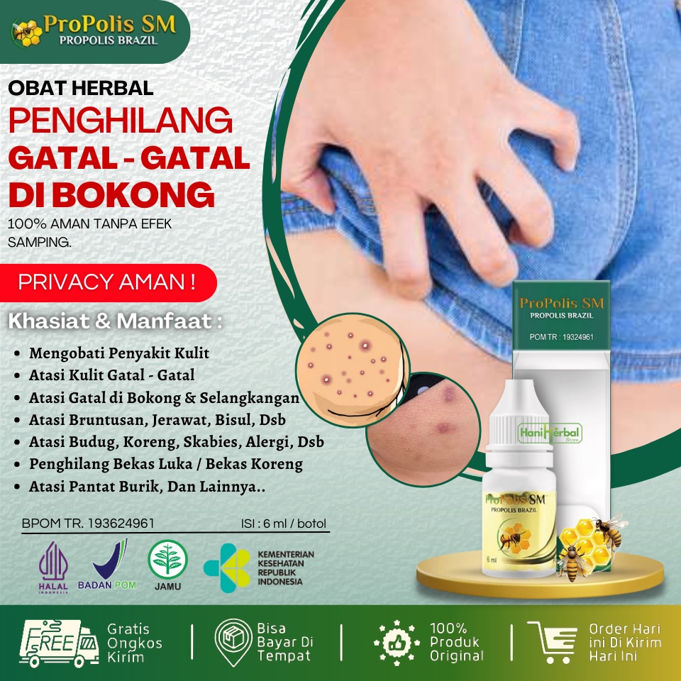 Obat Gatal Pantat & Selangkangan / Gatal - Gatal di Bokong / Pantat Burik / Pantat Bruntusan / Pengh