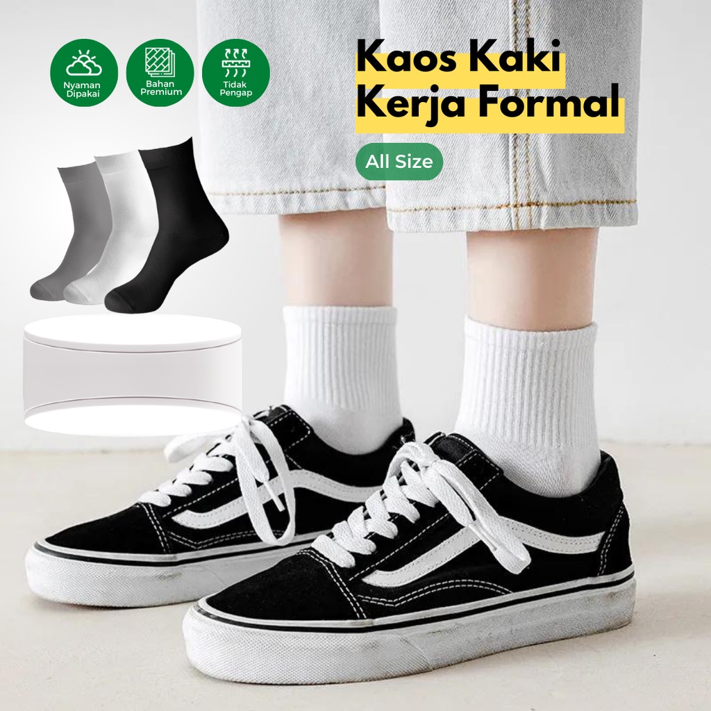 Kaos Kaki Pria Wanita Model Terbaru Motif Sport Bahan Nyaman Dipakai Olahraga Casual Harga Murah