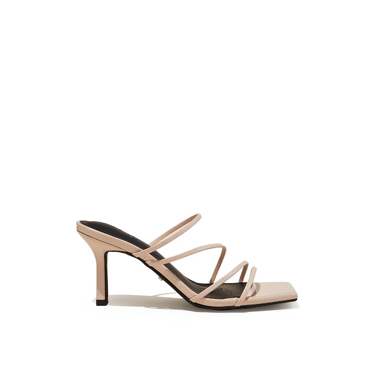 Sepatu Heels Rubi Original Solid tone multi strap mule Hak Outfit Fashion 100% Ori Dylan Strappy Wan