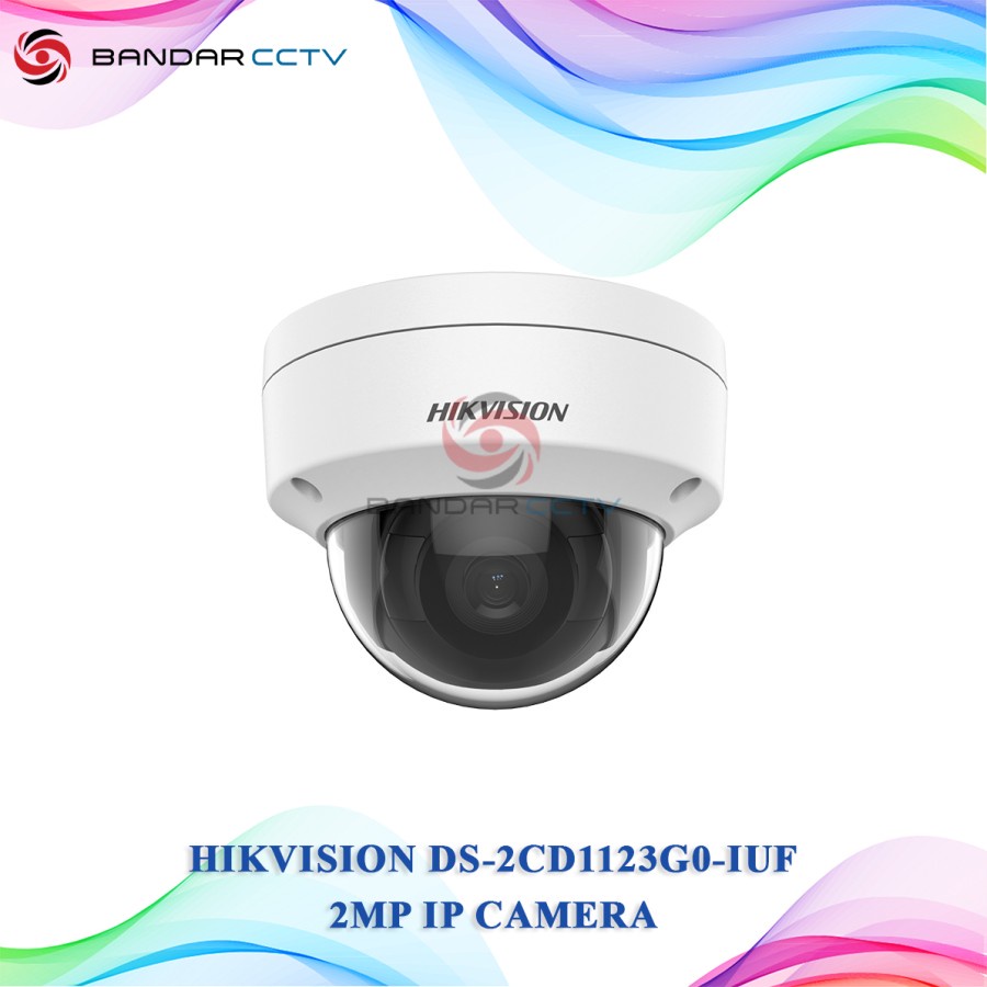 IP Camera 2MP Fixed Dome DS 2CD1123G0 IUF