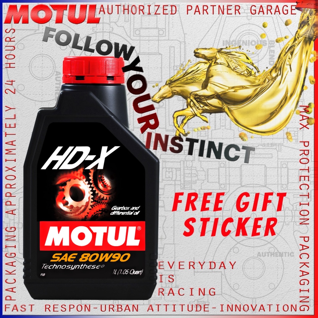 MOTUL HDX 80W90 1L OLI TRANSMISI MOBIL IMPORT BERKUALITAS