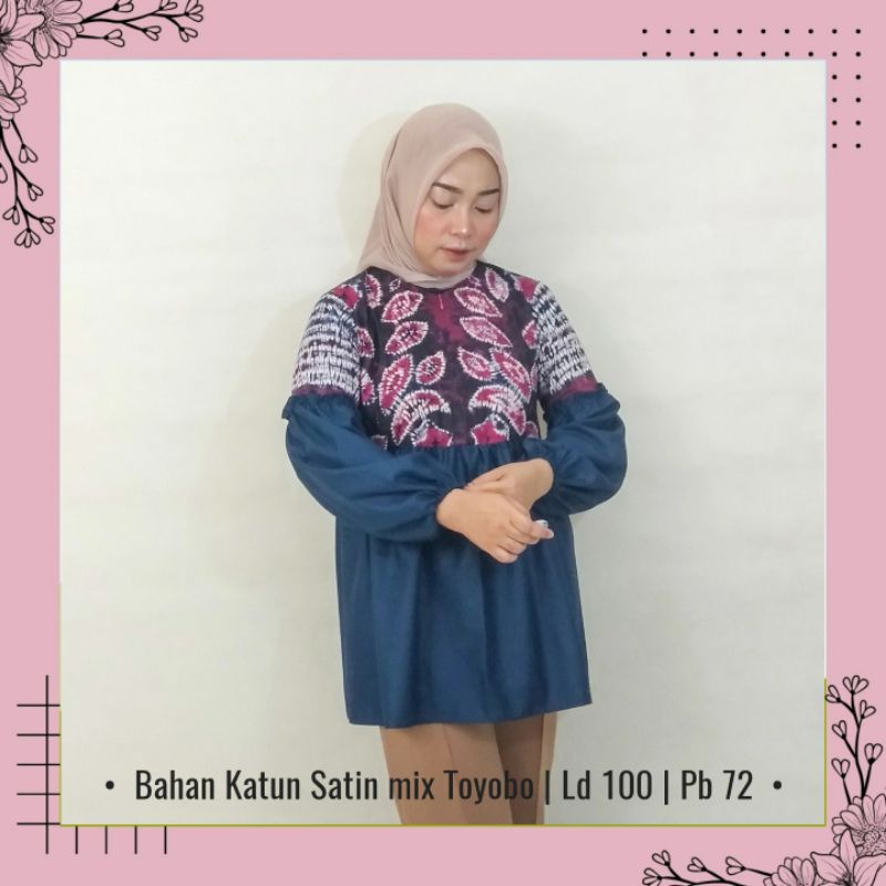 Blouse sasirangan | Blouse sasirangan wanita | Blouse sasirangan kerja