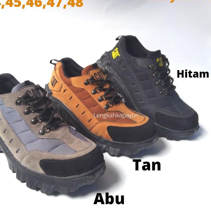 ♂ Sepatu Safety Pria Big Size 44 45 46 47 48 Ukuran Jumbo Ujung Besi ❊